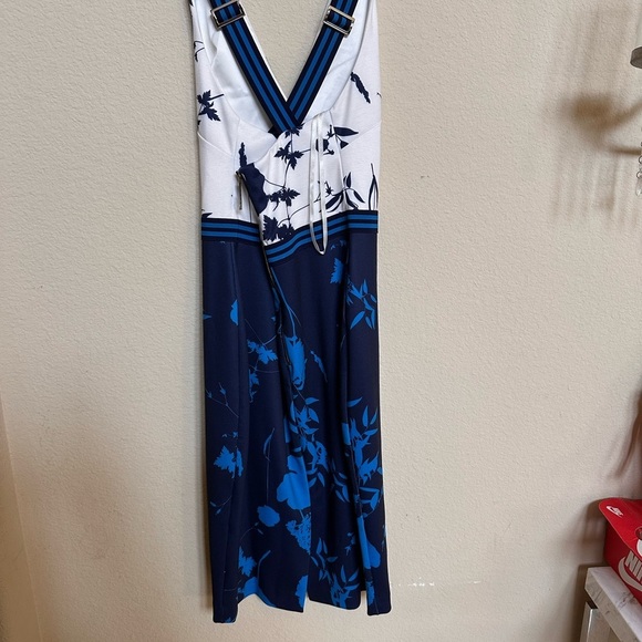 Ted Baker Navy and Cream Elegant Dress - Picture 10 of 15